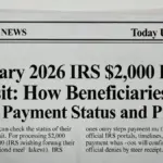 February 2026 IRS $2,000 Direct Deposit